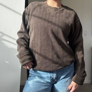 Brown oversized sweater